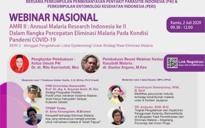 Webinar Nasional AMRI II: Annual Malaria Research Indoensia ke II Dalam Rangka Percepatan Eliminasi Malaria pada Kondisi Pandemi Covid-19