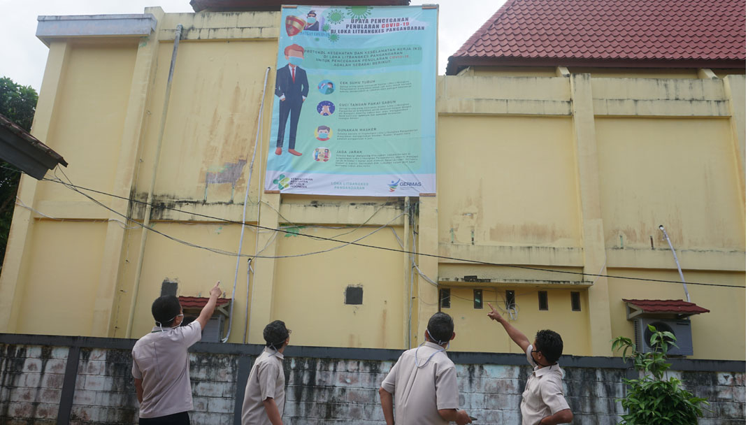 Protokol Kesehatan di Loka Litbangkes Pangandaran