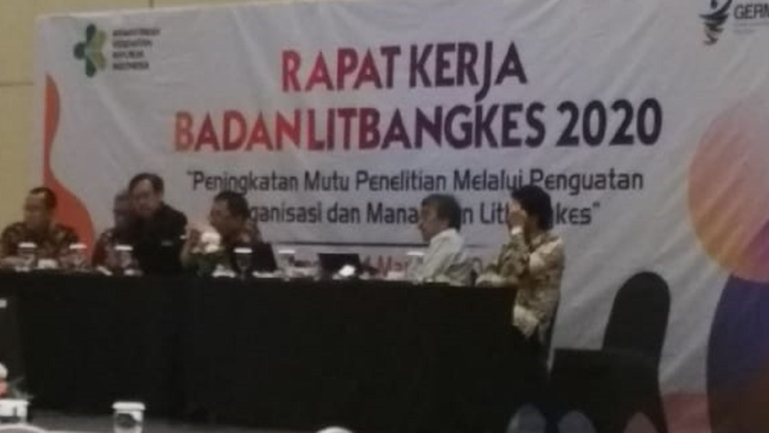 Arahan Menteri Kesehatan Dalam Rapat Kerja Badan Litbangkes Tahun 2020