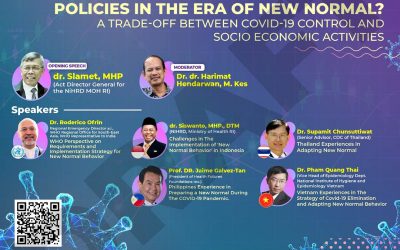 International Webinar Series#2: How To Formulate Appropriate Policies In The Era of New Normal?