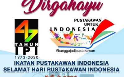 Selamat Hari Pustakawan Indonesia 7 Juli 2020