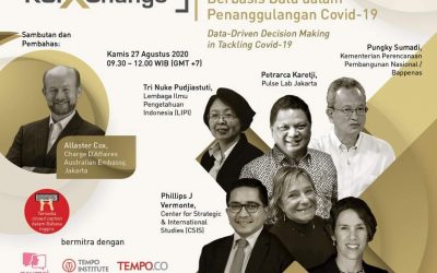 Webinar KSI XChange: Pengambilan Keputusan Berbasis Data Dalam Penanggulangan Covid-19, Kamis 27 Agustus 2020