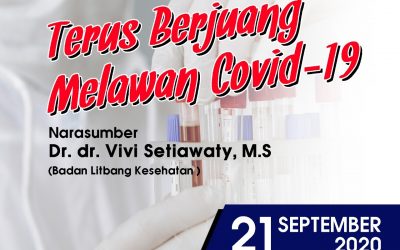 Live Talkshow di BeritaSatu, “Terus Berjuang Melawan Covid-19”. Narasumber: Dr. dr. Vivi Setiawaty, M.S. Senin 21 September 2020