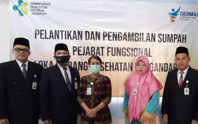 Pelantikan dan Pengambilan Sumpah Pejabat Fungsional Loka Litbang Kesehatan Pangandaran