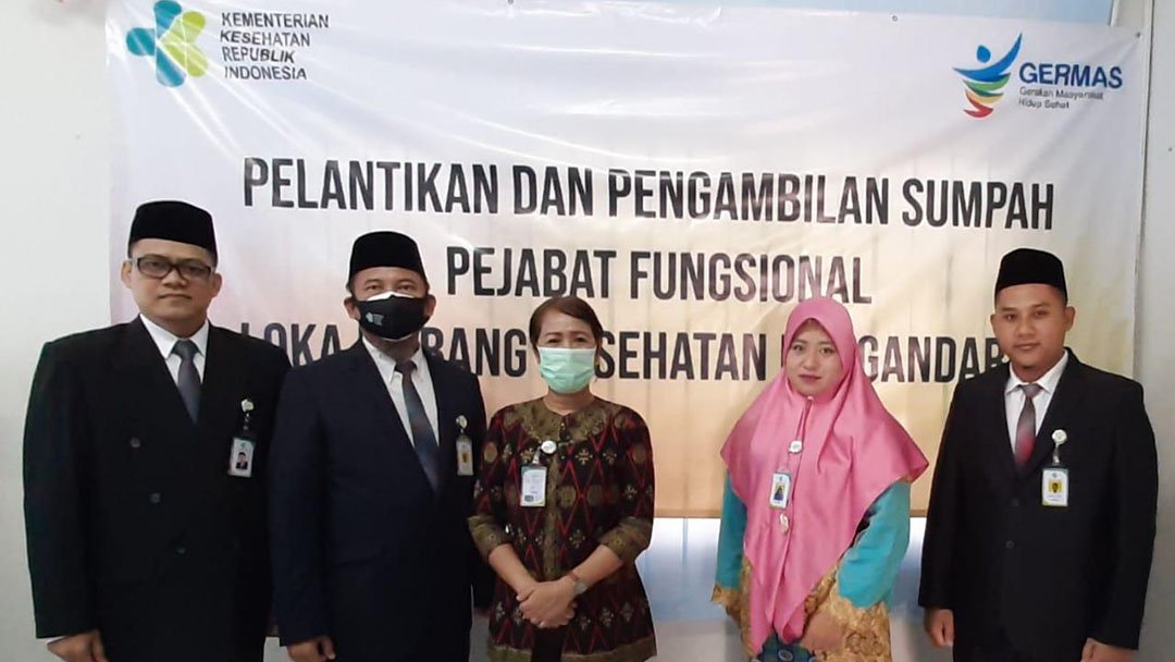 Pelantikan dan Pengambilan Sumpah Pejabat Fungsional Loka Litbang Kesehatan Pangandaran