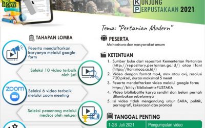 Lomba Biblio Battle Kompetisi Mereview Buku Secara Lisan Dalam Rangka Hari Kunjung Perpustakaan 2021