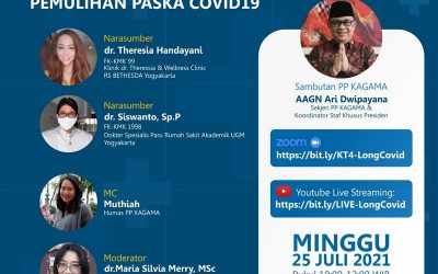 KAGAMA Telekonseling 4: Long Covid & Pemulihan Pasca Covid, Minggu 25 Juli 2021