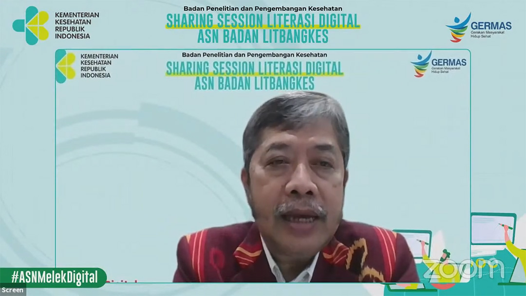 Sharing Session Literasi Digital ASN Badan Litbangkes