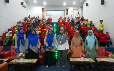 Kunjungan wisata ilmiah Kober At-taqwa di Loka Litbangkes Pangandaran