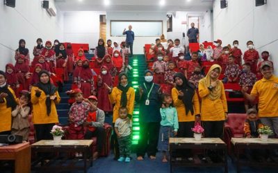 Kunjungan wisata ilmiah SDN 3 Pajaten di Loka Litbangkes Pangandaran